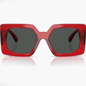 Medusa Logo Oversized Square Sunglasses